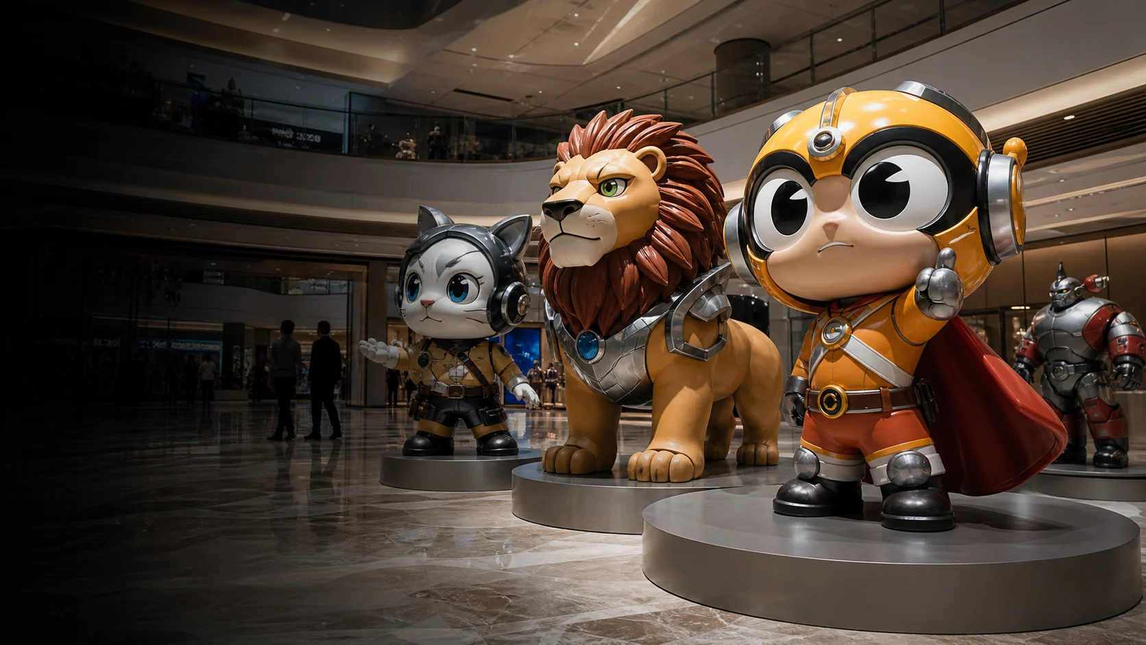 Authorized Character Statues FRP licensed character sculpture display