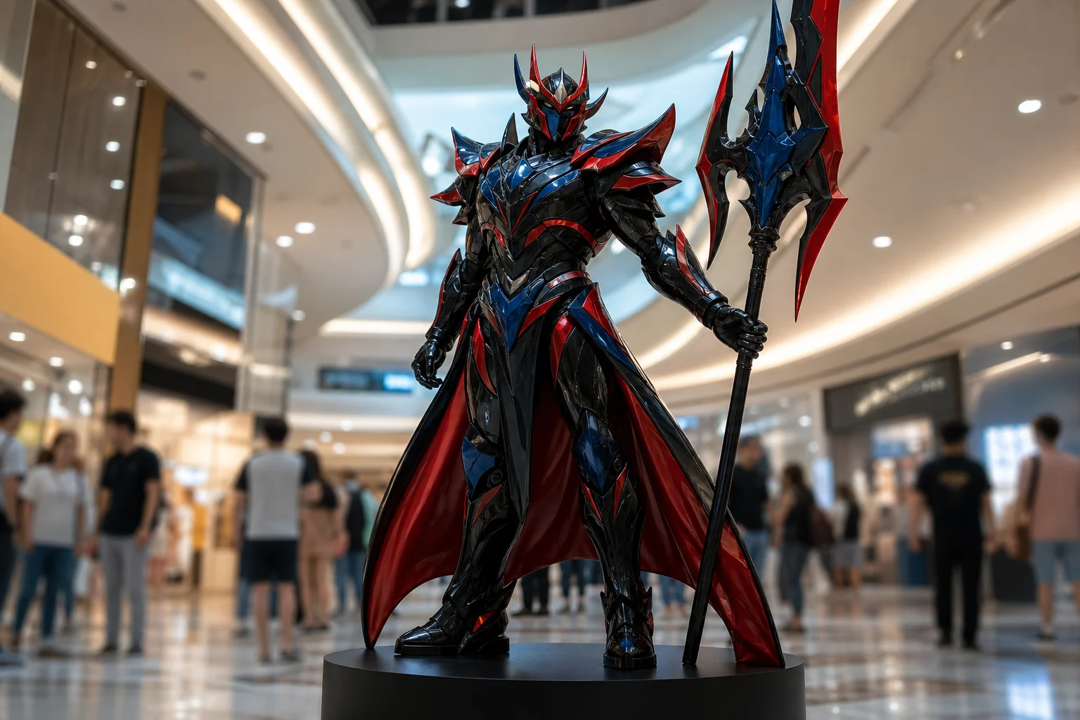 DC licensed sculpture commercial application scene