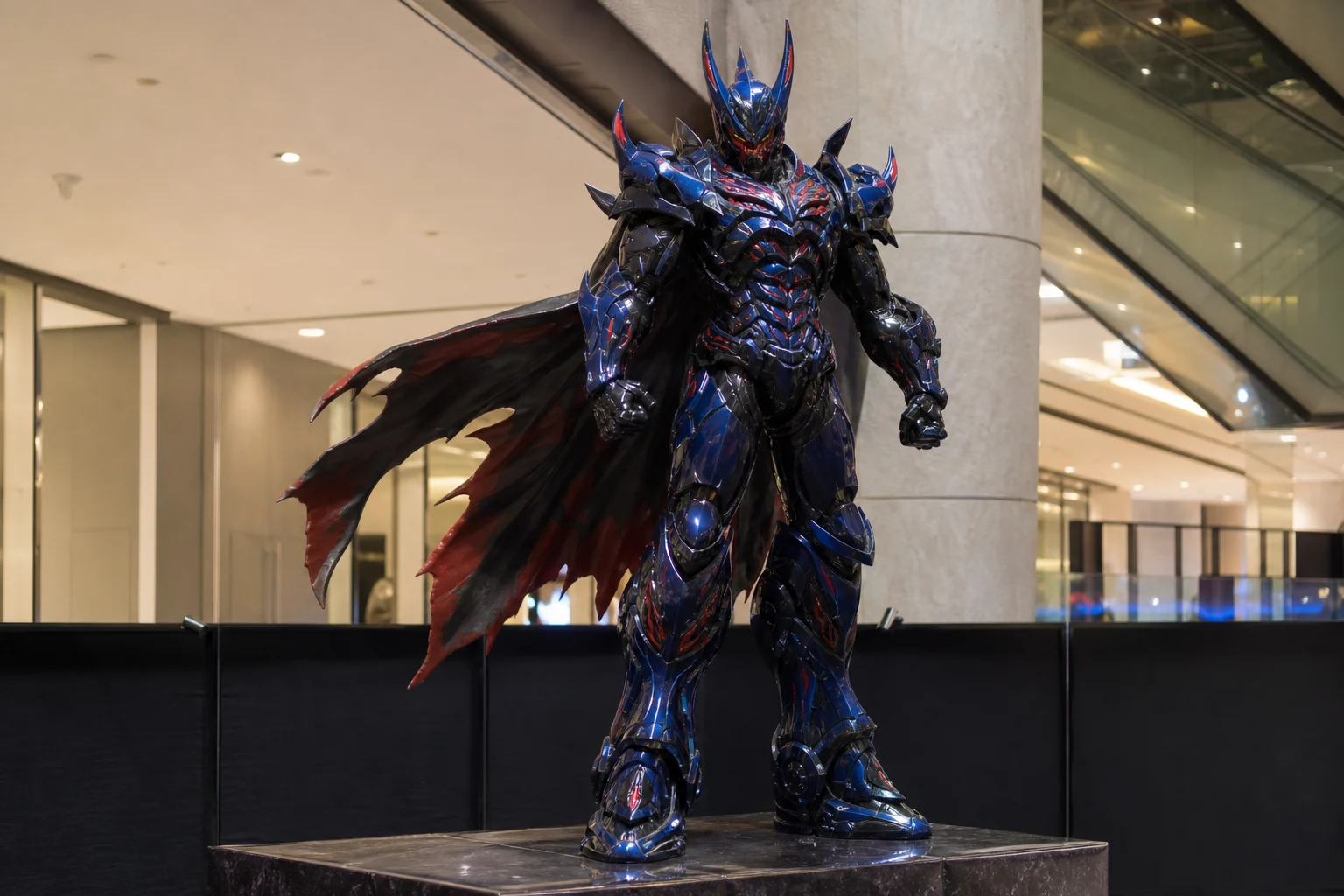 DC licensed FRP character sculpture for commercial display