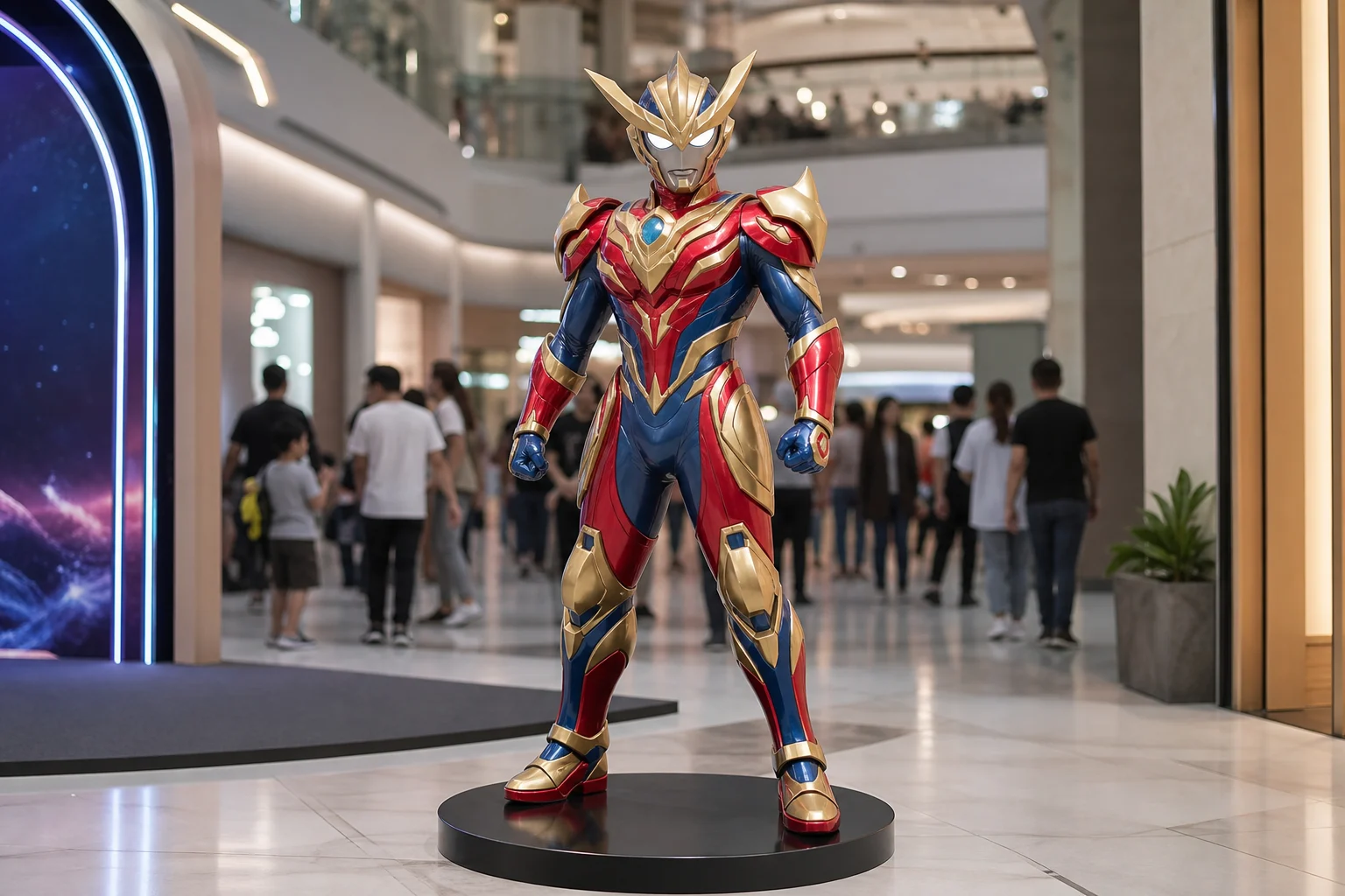 Marvel licensed sculpture commercial application scene