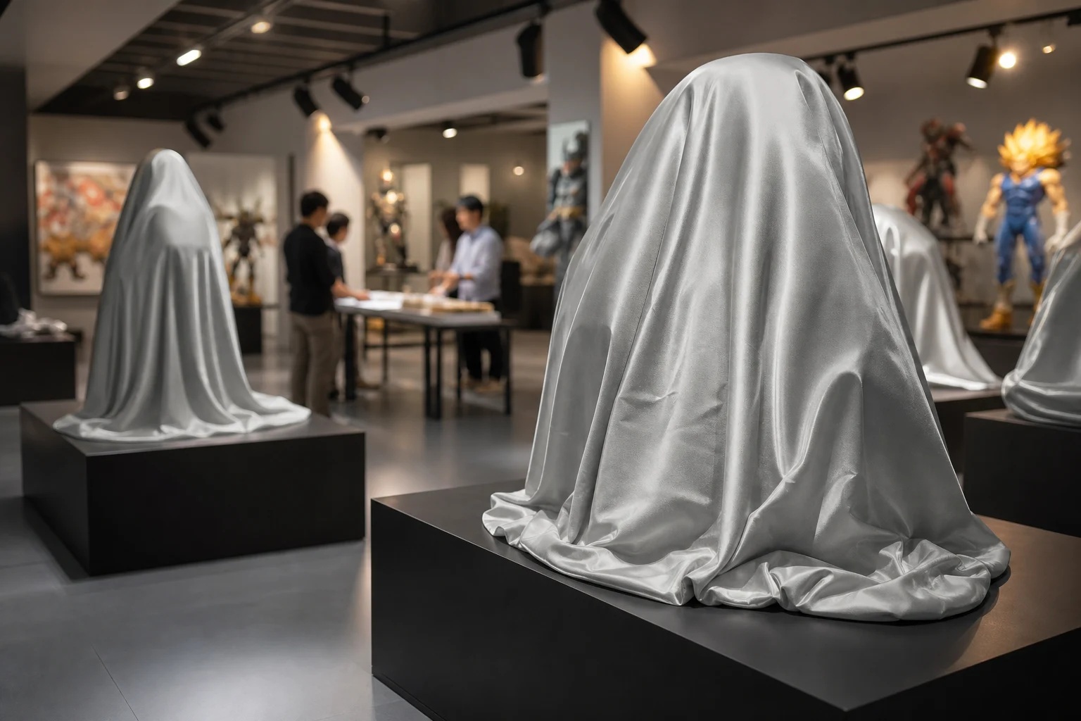 Display Figures licensed FRP sculpture format