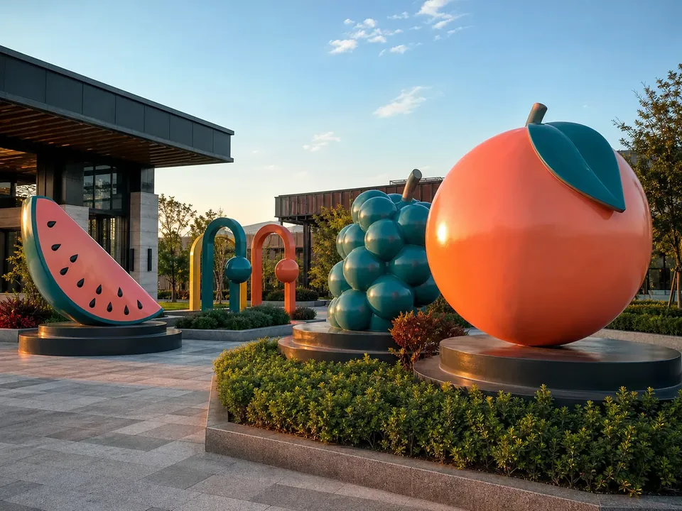 Outdoor Fiberglass Sculptures